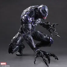 PLAY ARTS 27 см красный и синий Веном в Spiderman фигурка модель игрушки