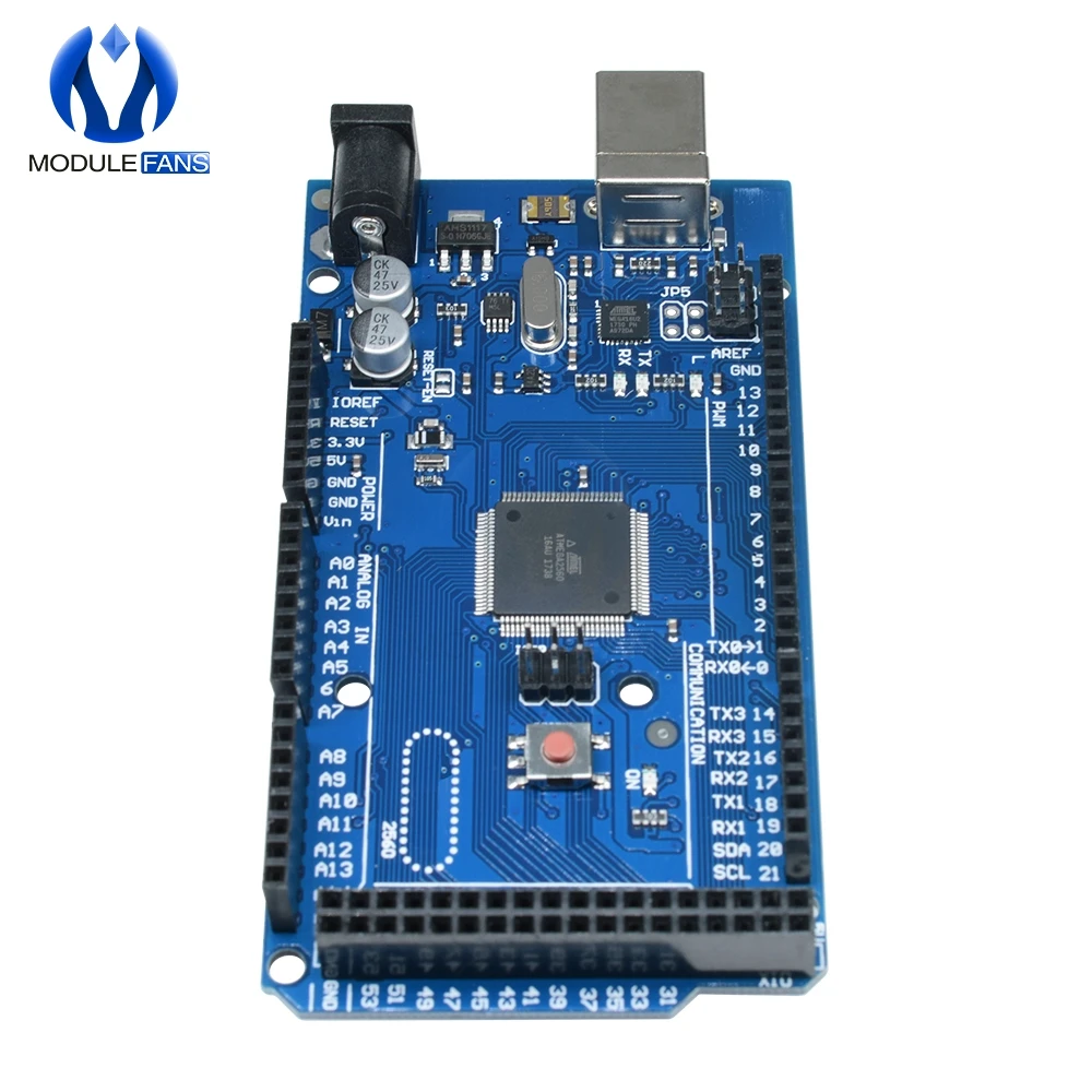 MEGA2560 R3 ATMEGA16U2 ATMEGA2560 ATMEGA2560-16AU доска для рисования 5V Мега 2560 запасной модуль ATMega8U2