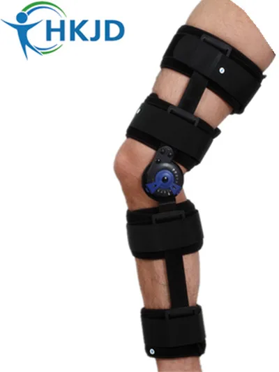 

Breathable Orthopedic Knee Support Knee Orthosis Hinged ROM Knee Brace Rom Angle Adjustable Hinge Knee Brace