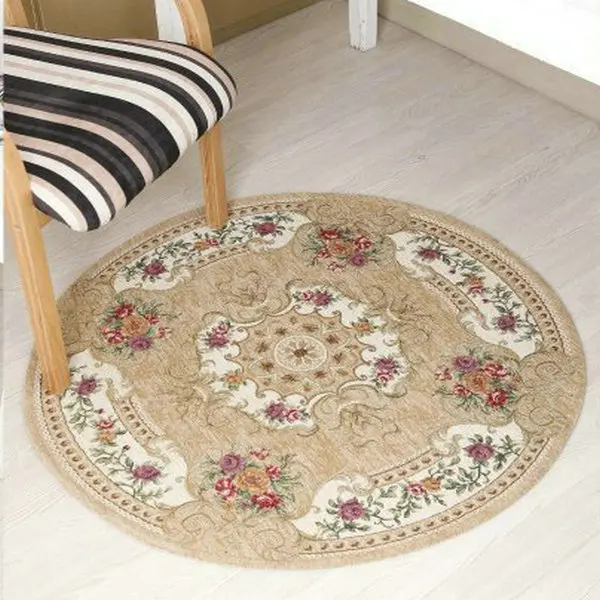 Buy Round Jacquard Carpets For Living Room Area Rugs