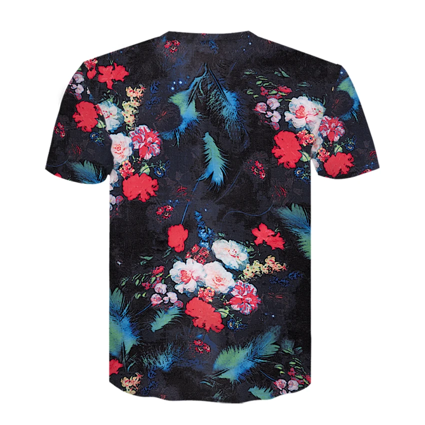 T Shirt Men Flower Tshirt Hip Hop Tee Red 3d Print T-shirt Cool Mens Clothing 2018 New Summer Casual Tops Streetwear drop ship T Shirt Men Flower Tshirt Hip Hop Tee Red 3d Print T-shirt Cool Mens Clothing 2018 New Summer Casual Tops Streetwear drop ship