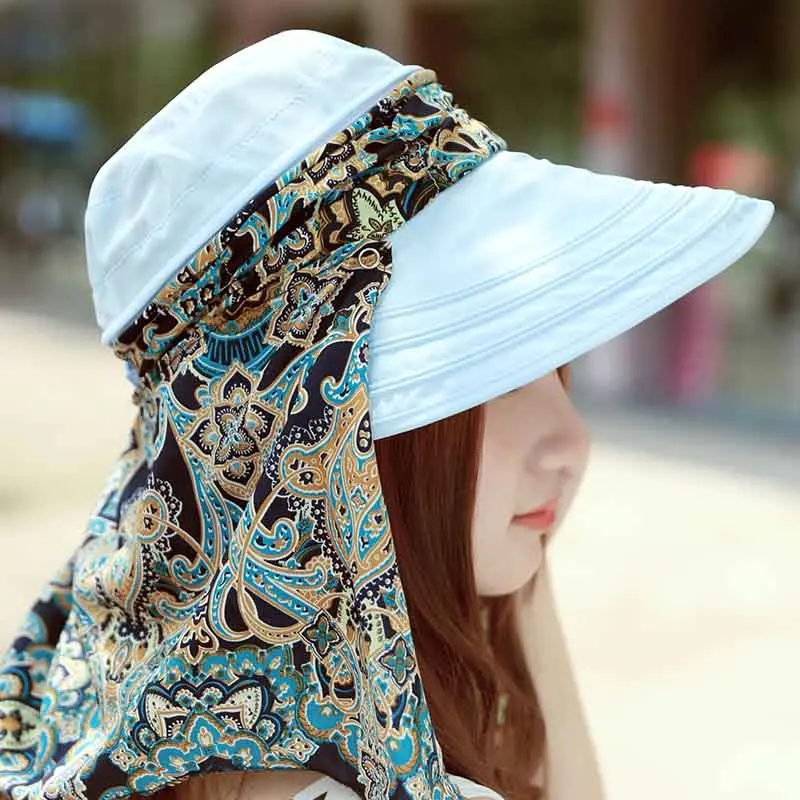 Летние шляпы для женщин-бич солнцезащитный козырек хет-козырек chapeu feminino сомбреро mujer verano летние шляпы для женщин шляпы женские летняя шляпа летних шляпы женские летние козырёк от солнца кепка - Цвет: light blue
