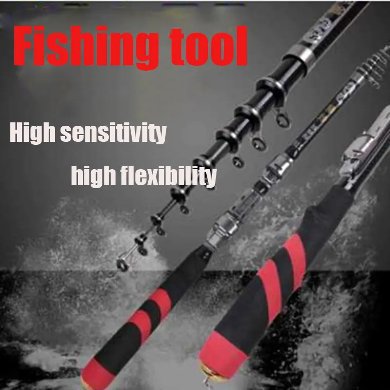 

Mini super short sea fishing rod pole carbon rods shrink 40CM pocket that ice fishing rod for cross-border
