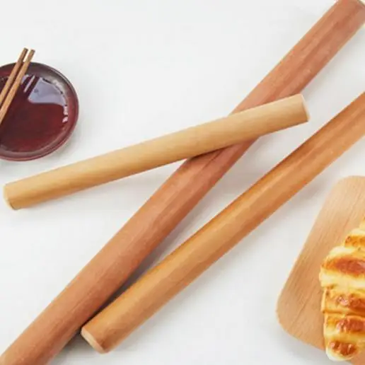 

New Quality DIY Kitchen Rolling Pin Fondant Paste Cake Roller Cake Bakeware Tool-Wooden Rolling Pin