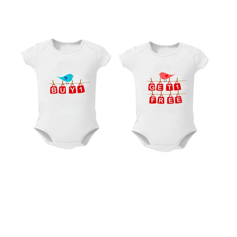 

Baby CLothes Girl Summer Unisex Newborn Twins Clothing Baby Boys Girls Clothes Bodysuit Short Sleeve Playsuit Matching One Piece