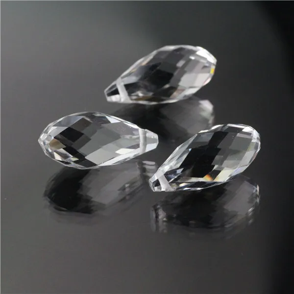 Crystal Glass Drop Beads 6x12/8x13/10x20/12x25MM AAA Top Flated