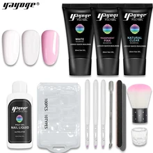

Yayoge UV Builder Poly Gel Kit Varnish Nail Polish Art For Nails Extensions Manicure DIY Hard Gel Lacquer Led Lamp polygel