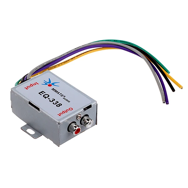 

Car Stereo Head Unit Sub Speaker Dash DVD Audio Amplifier High to Low RCA Converter Power Filter