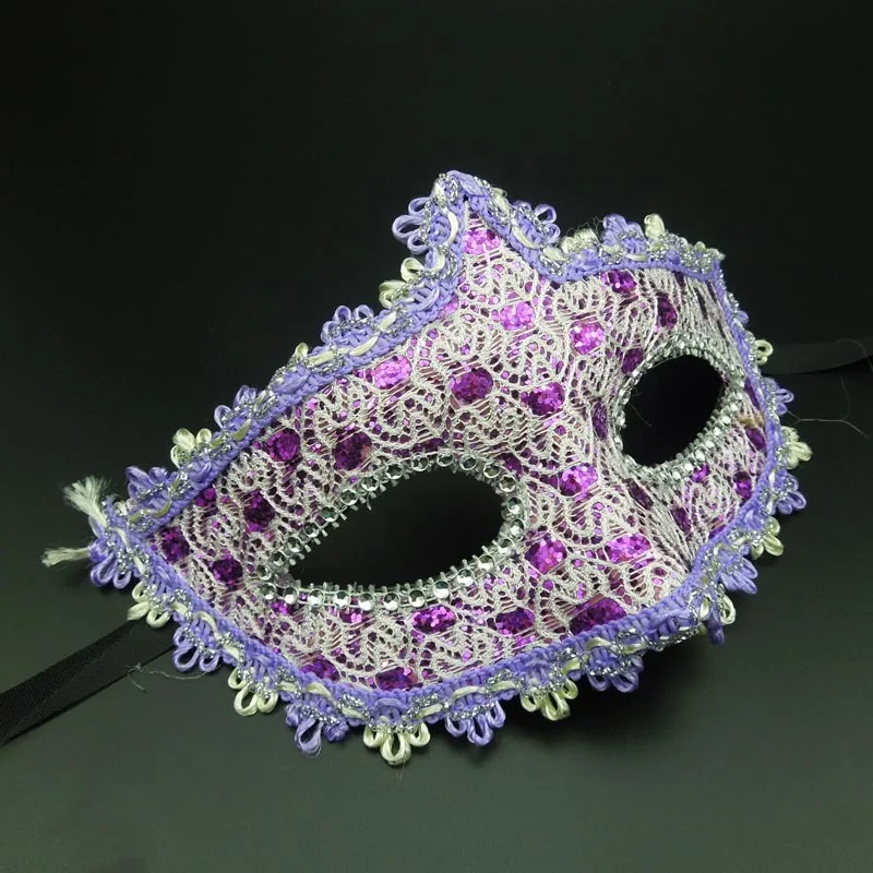 

Wholesale Fine Fabrics, Masks, Rose Mask, Makeup Parties, Princesses, Leather Masks, 12 Colors Party Toys Movie Theme Supply