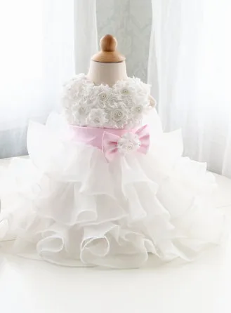 Handmade Ivory Flower Girl Dress tiered Toddler Christmas Dress with Pink Sash girls tulle dresses цена Handmade Ivory Flower Girl Dress tiered Toddler Christmas Dress with Pink Sash girls tulle dresses цены онлайн
