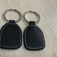 125 кГц T5557 T5567 T5577 читаемый записываемый кожаный rfid ID тег брелки ID жетон для копирования дубликатов EM4100 EM4305 rfid карты