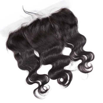 

Links Hair Body Wave Lace Frontal Closure With Baby Hair 13x4 Ear To Ear Pre-Plucked 100% Remy Brazilian Hair