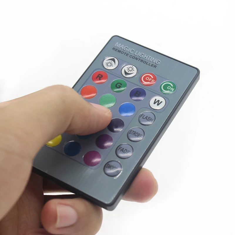 E27 E14 Светодиодная лампа 16 меняющих цвет RGB волшебная 85 265 в 110 120 220 В точесветильник