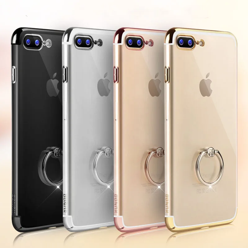 bilder für Für iPhone 7 7 Plus Phone Cases Brand Xundd Luxus Transparent Klar harte PC Zurück Abdeckung Ring Halter Fall Für iPhone 7 7 Plus bilder für Für iPhone 7 7 Plus Phone Cases Brand Xundd Luxus Transparent Klar harte PC Zurück Abdeckung Ring Halter Fall Für iPhone 7 7 Plus