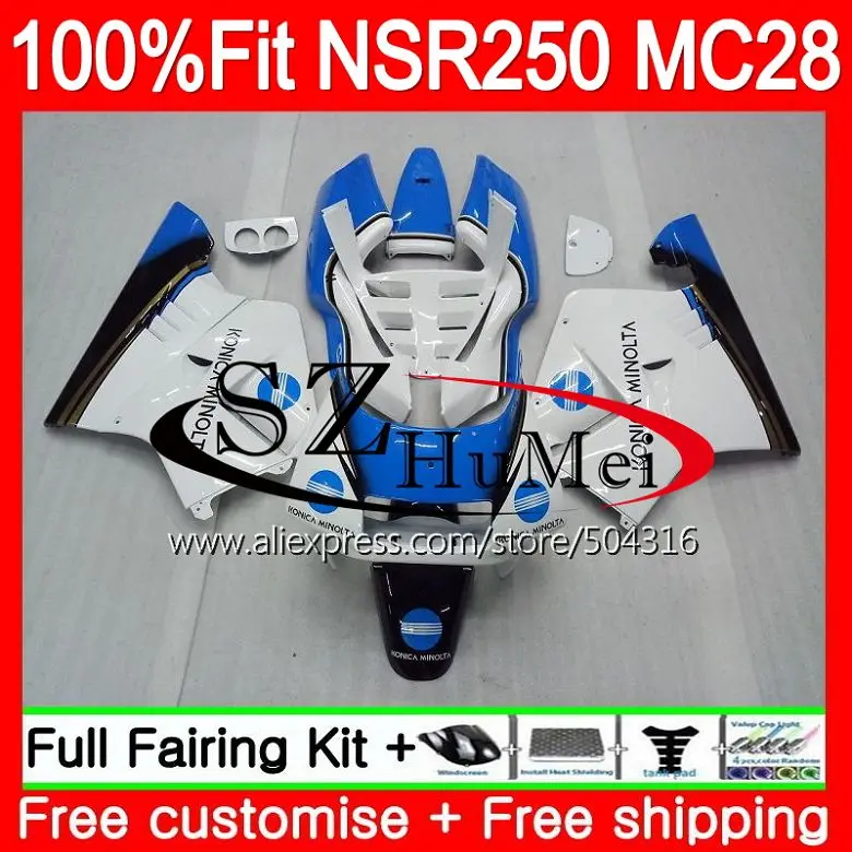 

Injection For HONDA MC28 KONICA blue PGM4 NSR250R 95 96 97 98 99 103SH12 NSR250 R NSR 250R 1994 1995 1996 1997 1998 1999 Fairing