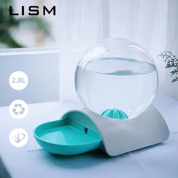 

2.8L Automatic Pet Cat Dog Bubble Water Dispenser Fountain Pet Water Drinking Pet Dog Cat Drinker Bowl Drinking No Electricity