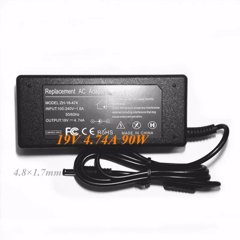 

19V 4.74A Laptop Power Supply Notebook AC Adapter For HP Pavilion DV6000 DV1000 DV8000 DV8200 DV8300 DV8400 dv9000 dv6700 dv6600