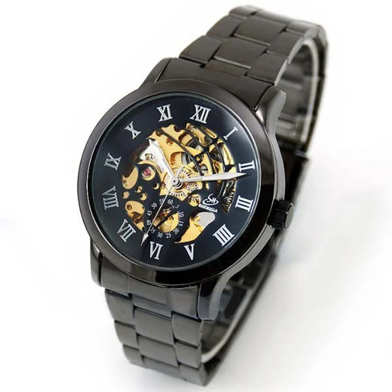 شنغهاي شينهوا الساعات الرجال السود التلقائية الميكانيكية الهيكل العظمي ساعات رجالية الأزياء الذكور ساعة والعتاد ساعة اليد reloj هومبر شنغهاي شينهوا الساعات الرجال السود التلقائية الميكانيكية الهيكل العظمي ساعات رجالية الأزياء الذكور ساعة والعتاد ساعة اليد reloj هومبر