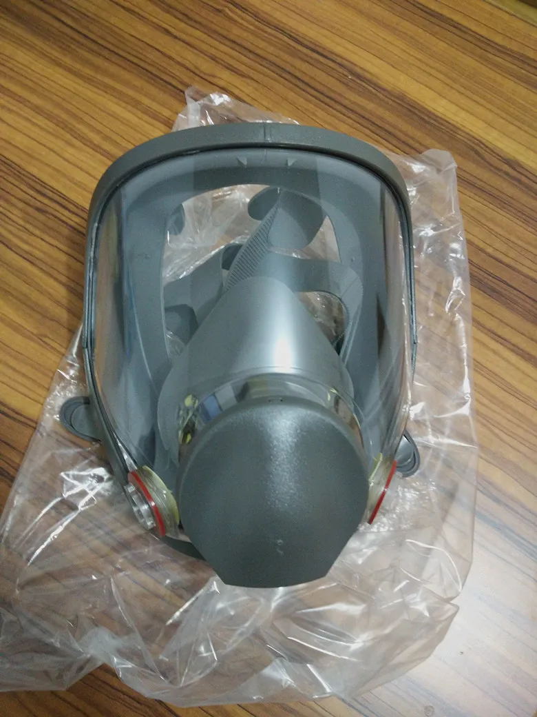 

6800 Large View Full Gas Mask Full Facepiece Respirator Painting Spraying Silicone Mask