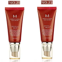 Hot100% original import from korea Makeup MISSHA PERFECT COVER #21+#23 BB cream SPF42 50ml new with box face cream Hot100% original import from korea Makeup MISSHA PERFECT COVER #21+#23 BB cream SPF42 50ml new with box face cream