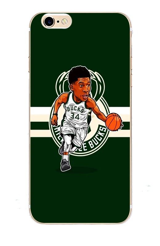 DK Giannis Antetokounmpo Алфавит чехол для телефона силиконовый черный Sotf TPU чехол для iphone 11Pro MAX 6 6s 7 8plus 5 X XS XR XSMax - Цвет: 556