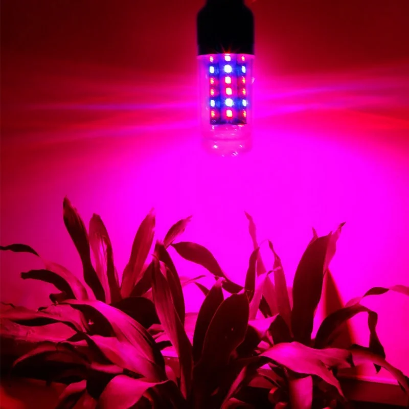 

60W 54W 42W 28W LED Grow Light Corn Lamp 40Red&20Bule AC85-265V E27 Aquarium LED Indoor Plant Grow Lights phyto LEDs for plants