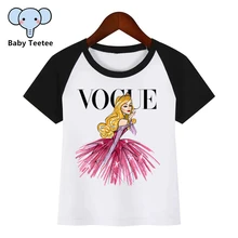 Модная детская футболка принцессы с круглым вырезом; Летние футболки с рисунком супермамы; Детские футболки для девочек и мам; Одежда для мальчиков и девочек