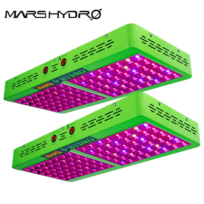  2pcs MarsHydro Reflector 600W Led Grow LightSwitchable Full Spectrum for Bloom/veg Grow Hydroponic  - 32550822578