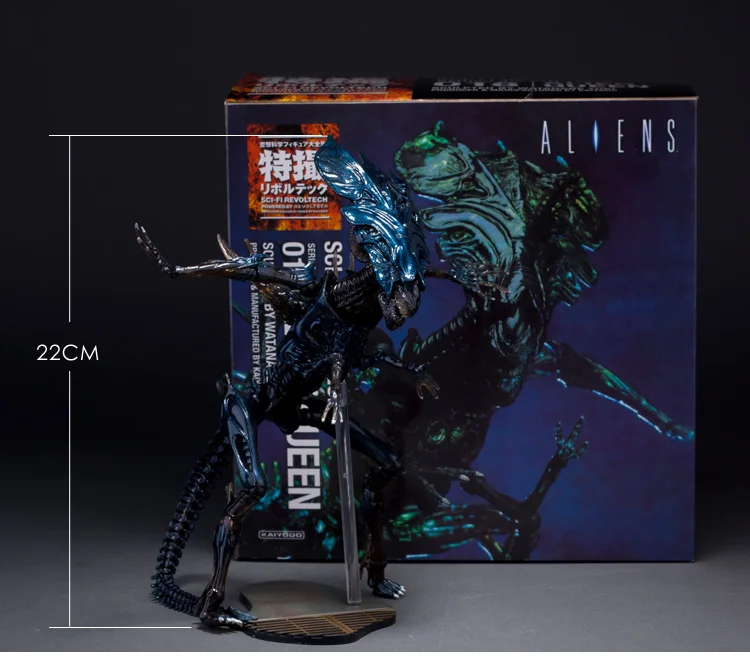 

32cm SCI-FIRECOLTECK Aliens Series Alien Queen Xenomorph Warrior PVC Action Figure Doll Collectible Model Toy