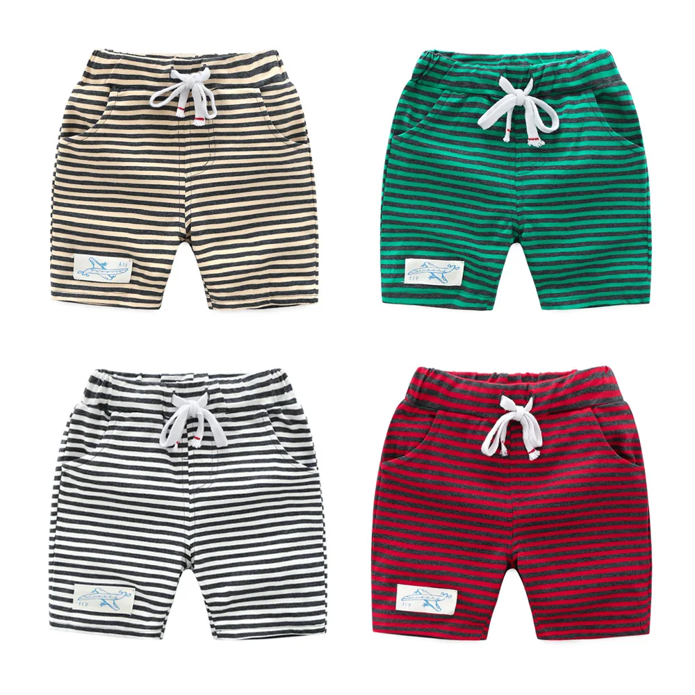 2018 new hot summer Children shorts boy girl kids child Harem stripe Pants loose army kids clothes toddler baby sports clothing