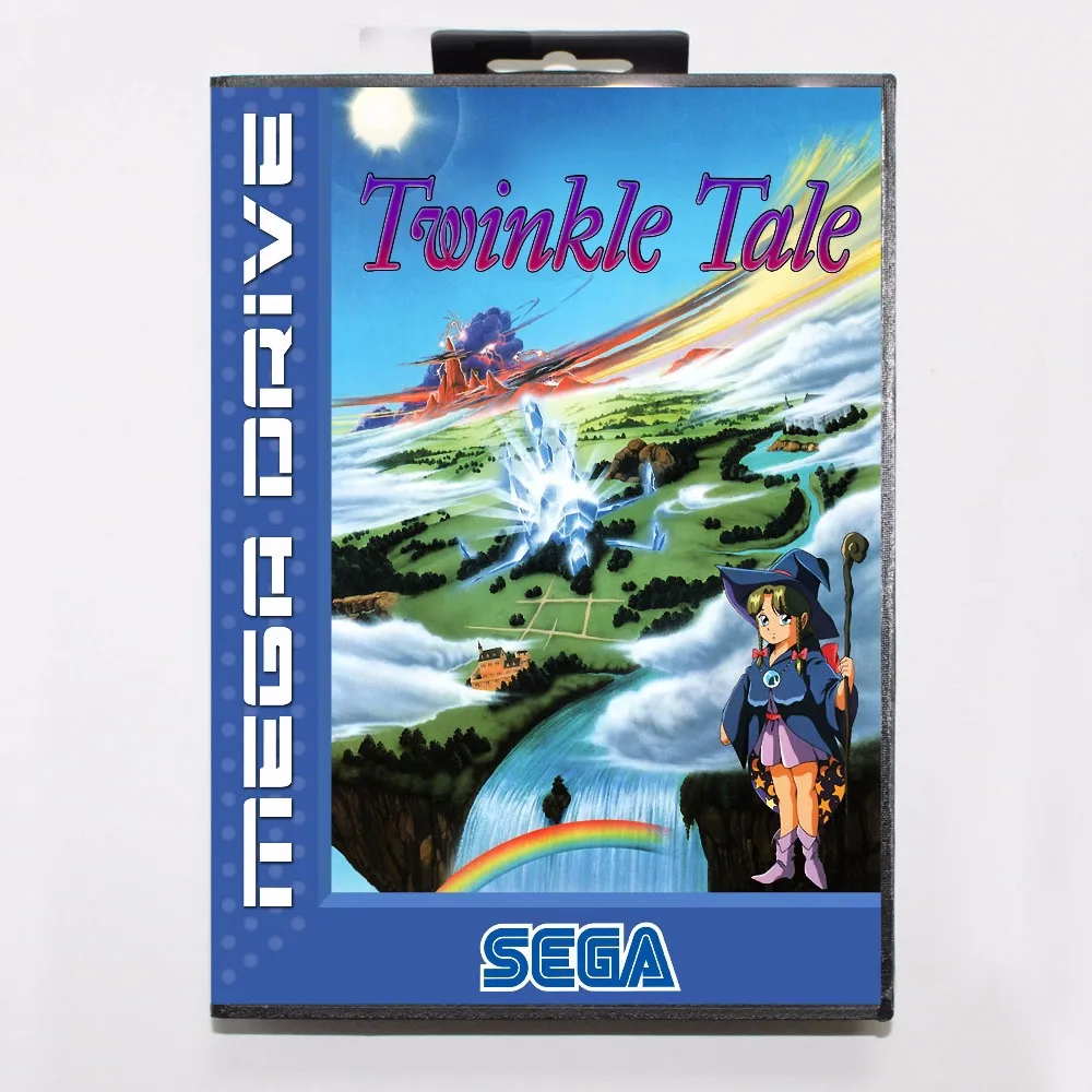 Twinkle Tale 16 бит MD игровая карта с розничной коробкой для sega Mega Drive/Genesis