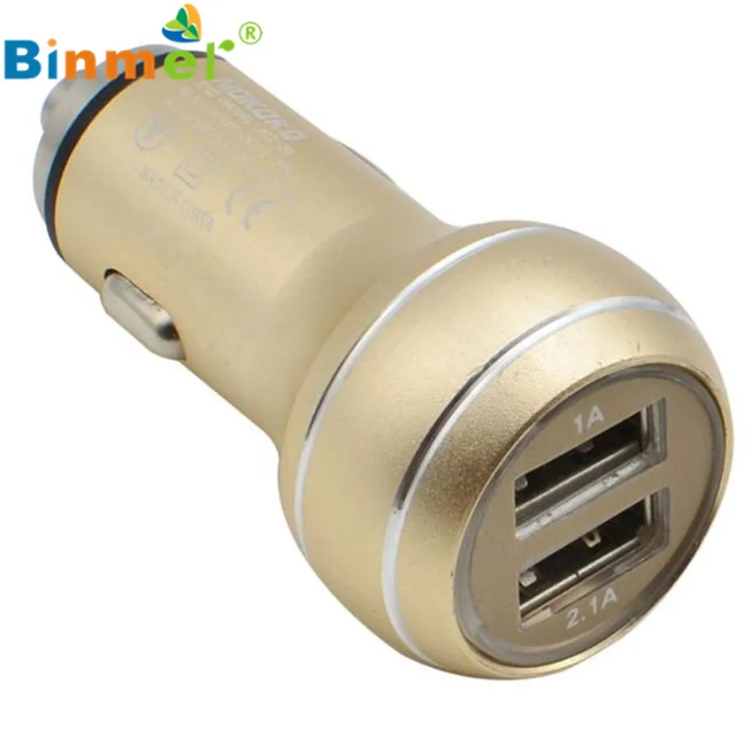 1PC New Dual USB 2 Port Car Charger Adapter For iPhone 6 6S For Samsung