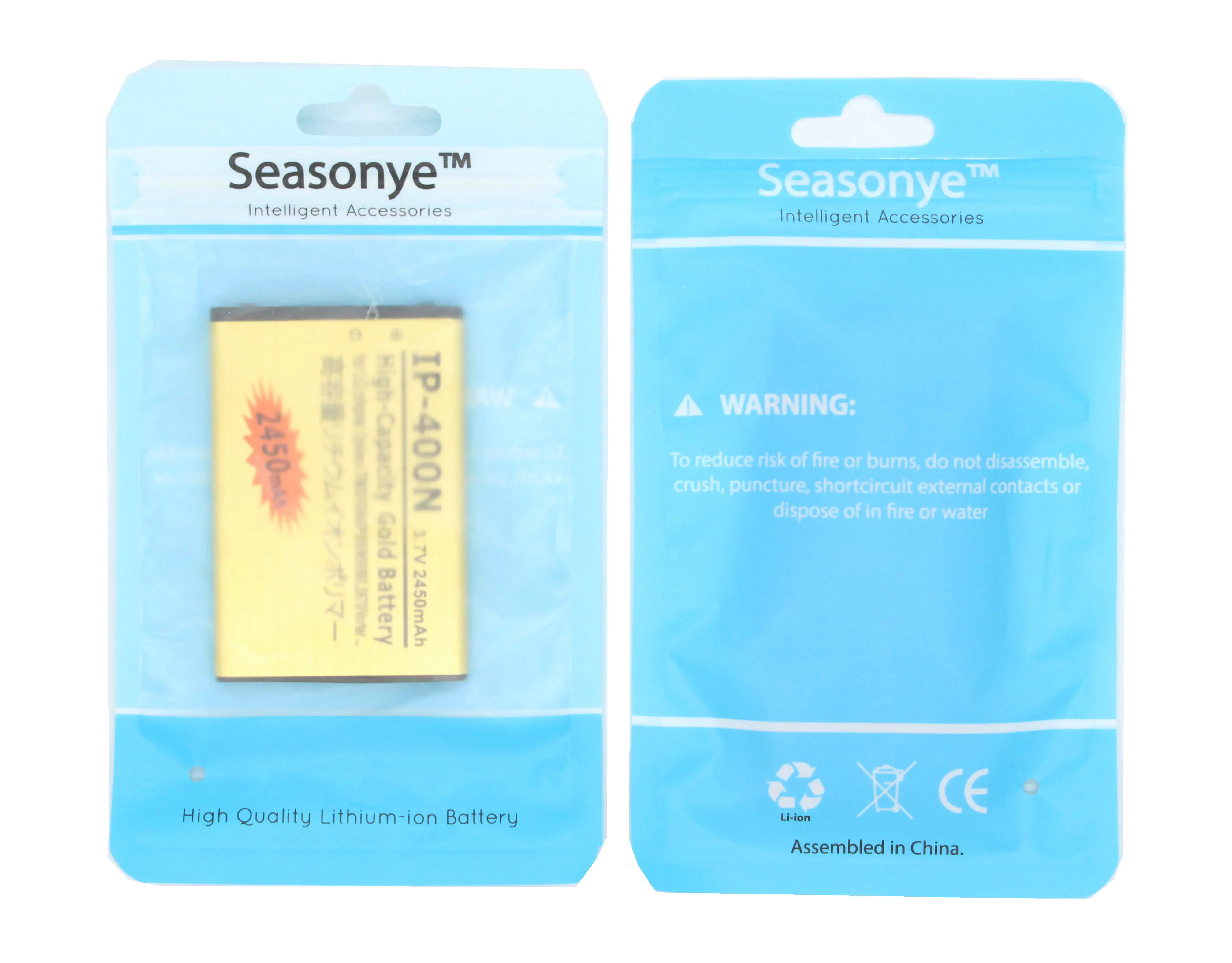 Seasonye 2450mAh IP-400N Золотая запасная батарея для LG Optimus T/M/S/VS660 P509 MS690 LS670 избиратель P500