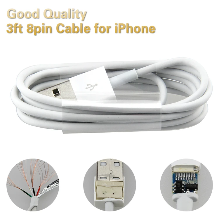 

White Cable for IPhone X XS Max XR 8 7 6 Plus 5 8 Pin Data Sync Adapter Charger USB for IPod Touch for Ipad IOS 12 2000pcs/lot