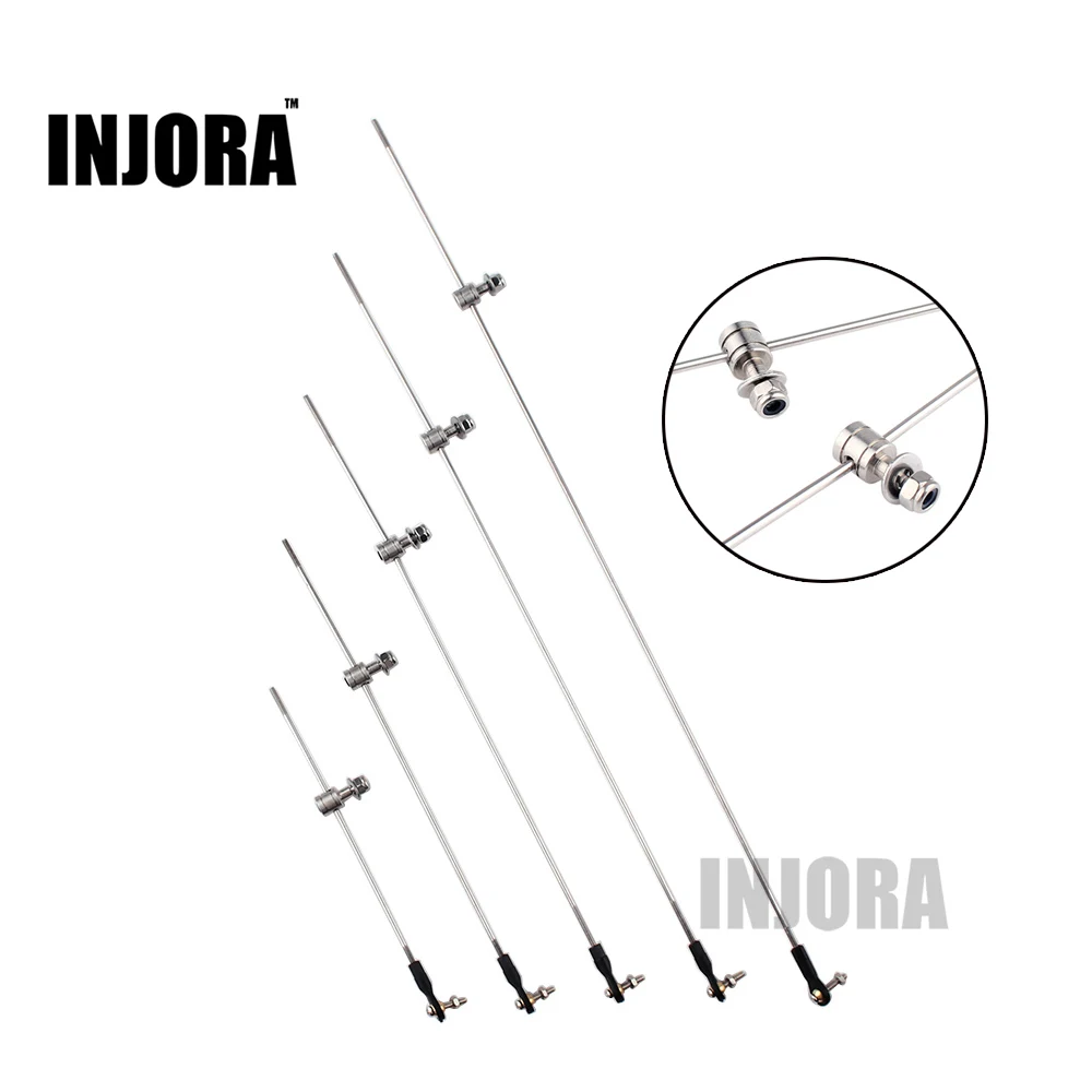 

1 PCS RC Model Boat Parts Push Rod Kit Include M2 Plastic Rod End + Linkage Stoppers + M2 Pull Rod for Servos