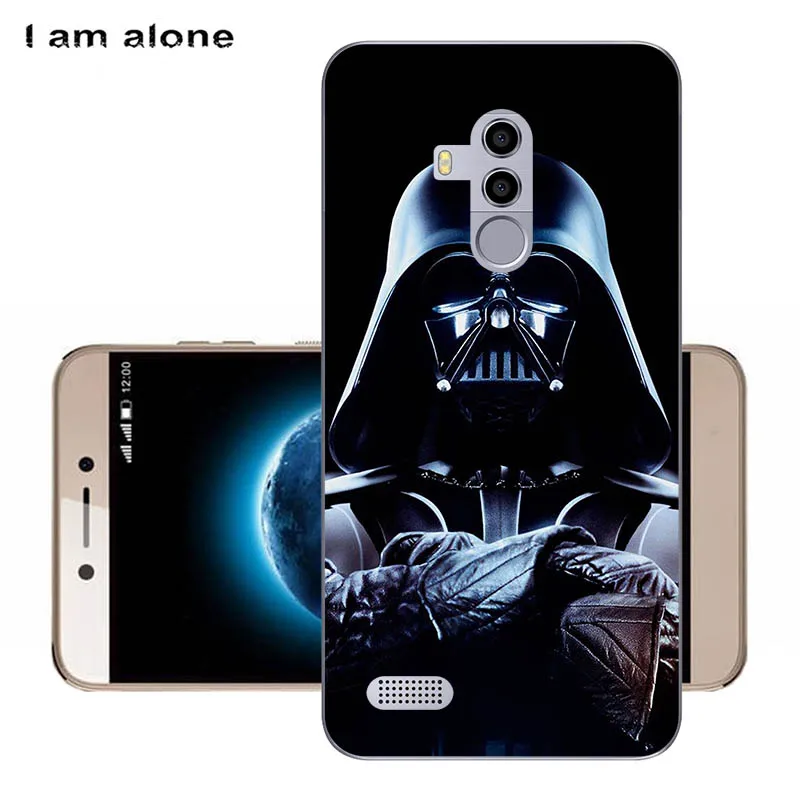 Чехлы для телефонов I am alone для Leagoo T8s 5,5 дюйма, мягкие чехлы из ТПУ для мобильных телефонов с мультяшным принтом для Leagoo T8s, сумки