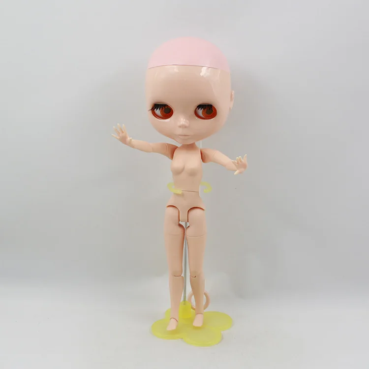 Фабрика Blyth кукла суставное тело без волос подходит для преобразования парика и макияж для нее
