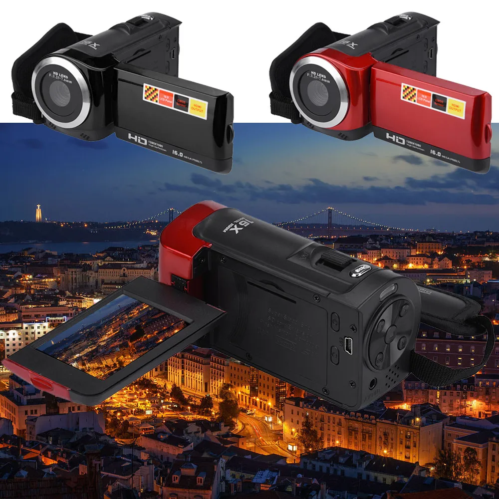 Видеокамера с цифровым зумом HD 1080P 16MP 16X видеокамера DV 2 7 дюйма TFT ЖК камера