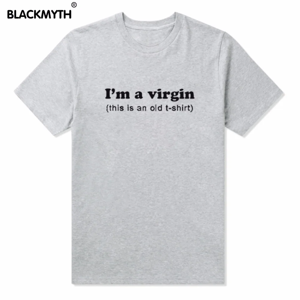 Летний стиль I'm a virgin(это старая футболка) женские футболки с буквенным принтом Футболки с коротким рукавом женские топы