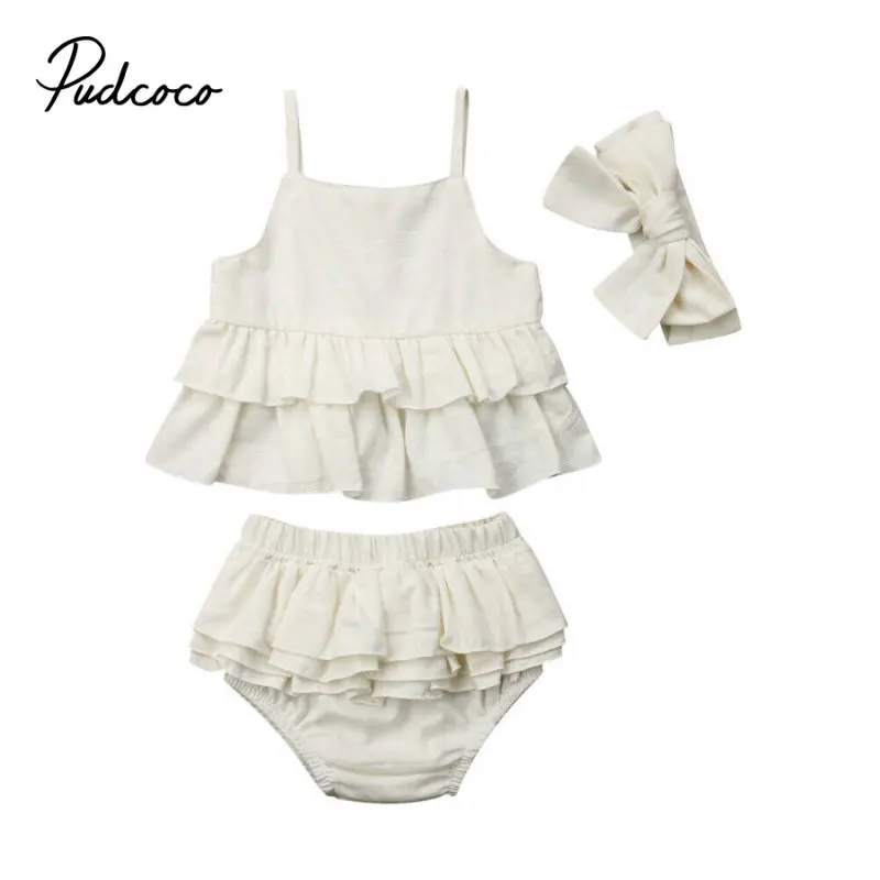 

pudcoco 2019 Children Clothing Suits For Girls Clothes Kids Toddler Enfant Fille Infantis Outfits 6 Months -4 Years Multi-layer