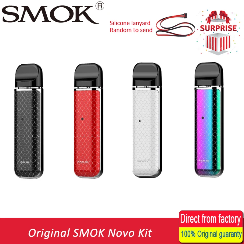 

New stock SMOK pod starter kit SMOK novo kit cobra covered vape pen kit with 450mAh built-in battery 2ml capacity pod system kit