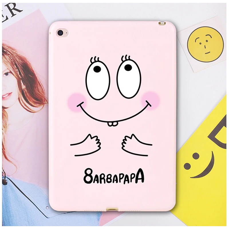 Download for iPad mini 4 Case Ultra thin Silicone Cover Case for iPad mini 4 Cute Cartoon Soft TPU Back ...