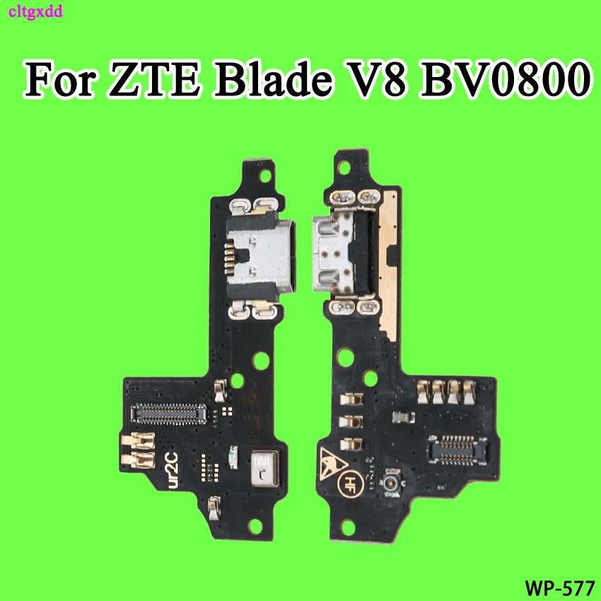 

cltgxdd USB Charging Port Dock Plug Socket Jack Connector Charge Board Flex Cable With Microphone For ZTE Blade V8 BV0800