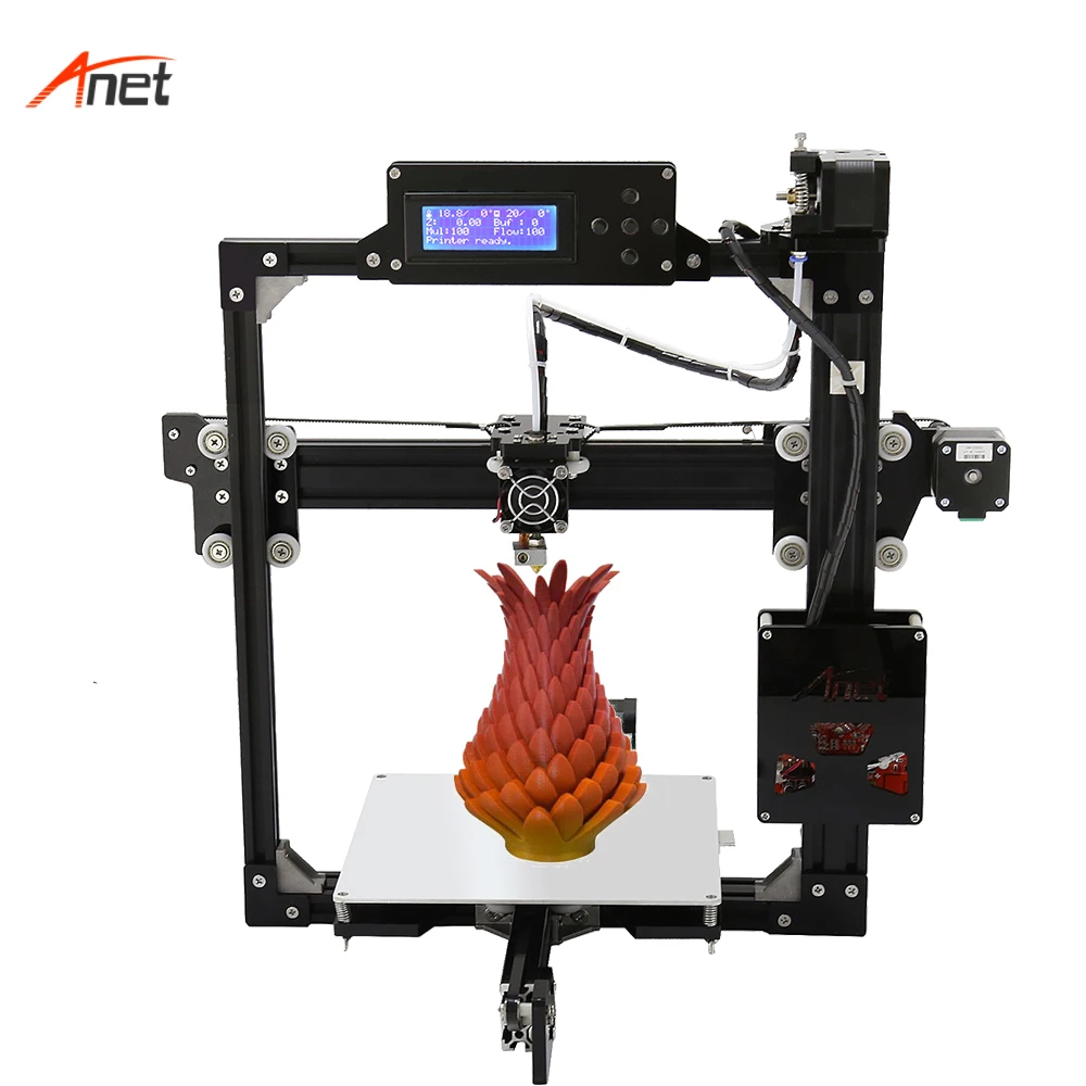 

Anet A2 Cheapest 3d Printer High Precision FDM Polypropylene 3d Printing DIY 3d Printer With Free SD Card 2004 LCD Impressora 3d