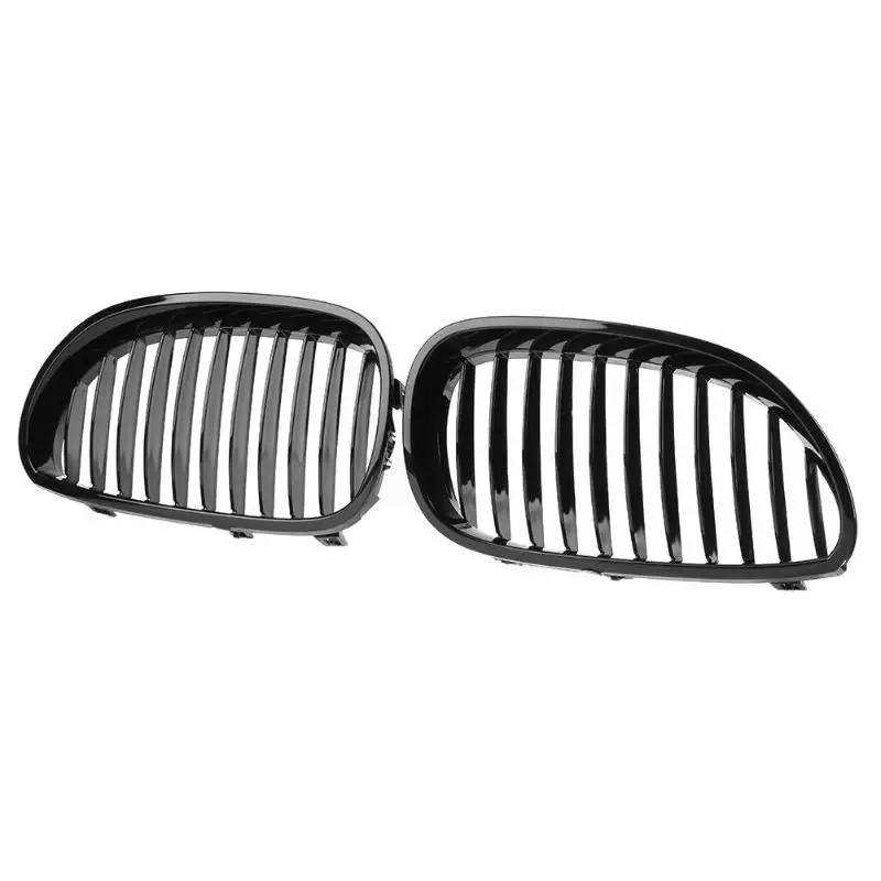 

Vodool 1 Pair Gloss Front Bumper Hood Grille Grills for BMW 5 Series E60 E61 04-09 520d 520i 523li Car Accessories Car Styling