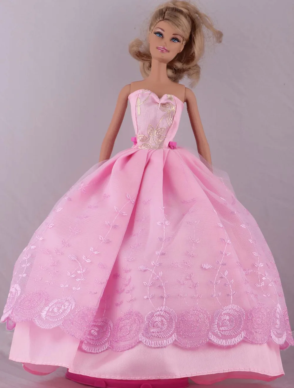 barbie pink dress womens