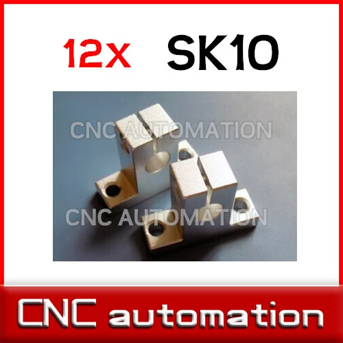12 шт. SK10 10 мм Поддержка вала CNC маршрутизатор SH10A | Обустройство дома