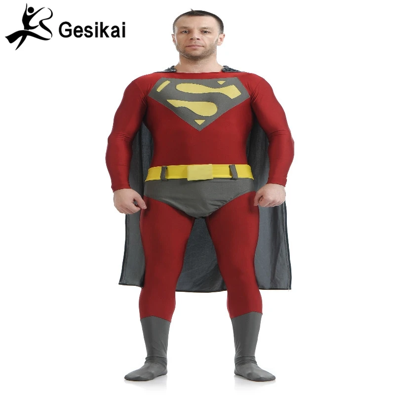 24 Hrs Shipping Out Man Of Steel Deluxe Jumpsuit Adult Muscle Chest