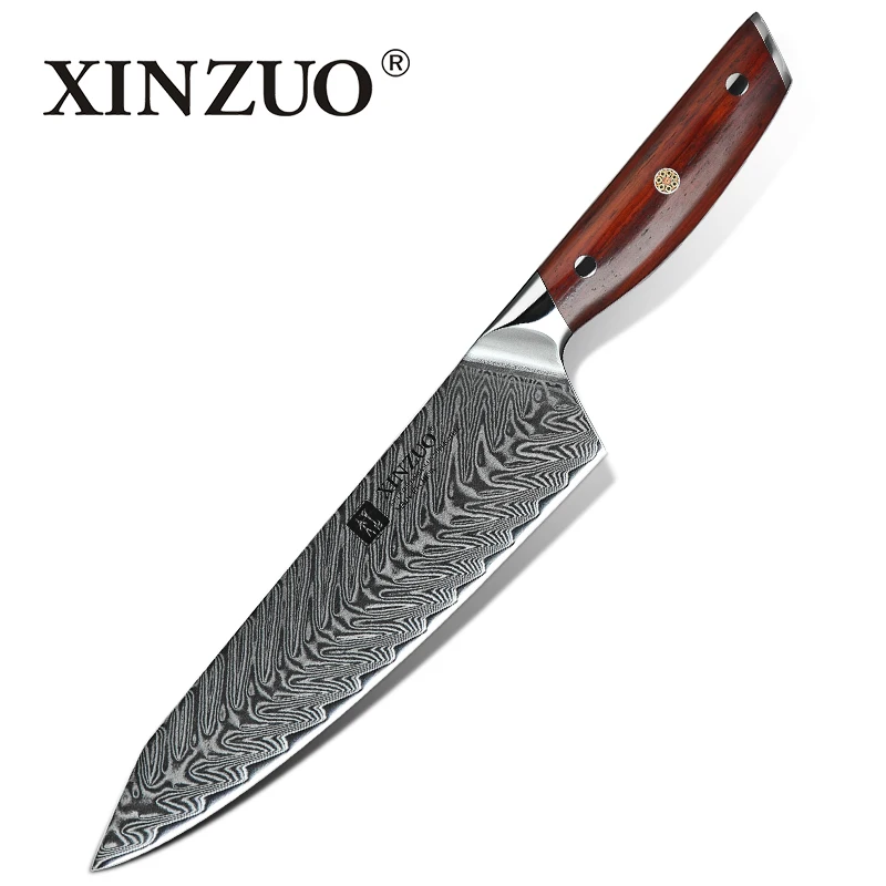 

XINZUO 8.5" Chef Kitchen Knife High HRC High Quality Gyuto Knives Japanese Style Damascus Steel Kitchen Knife & Accessories