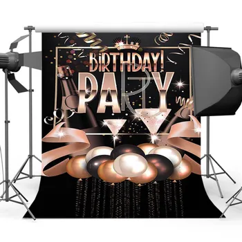 

Mehofoto Birthday Party Background for Photography Balloon Photo Backdrop for Photo Booth Studio Customize PA-058